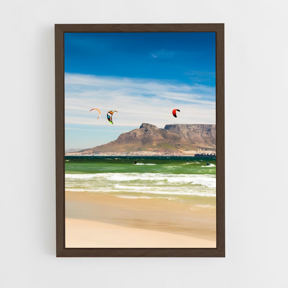 Poster Cape town – affiche Kitesurf (vue 5)